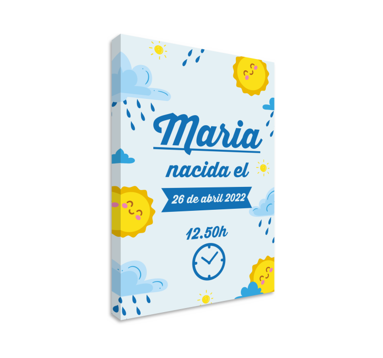 Soliga födelsedagsmeddelande Kanvas barnrum - Tenstickers