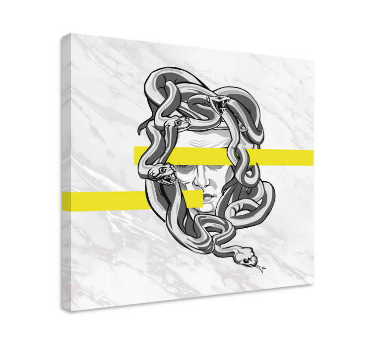Medusa huvuddesign Kanvas dekoration - Tenstickers