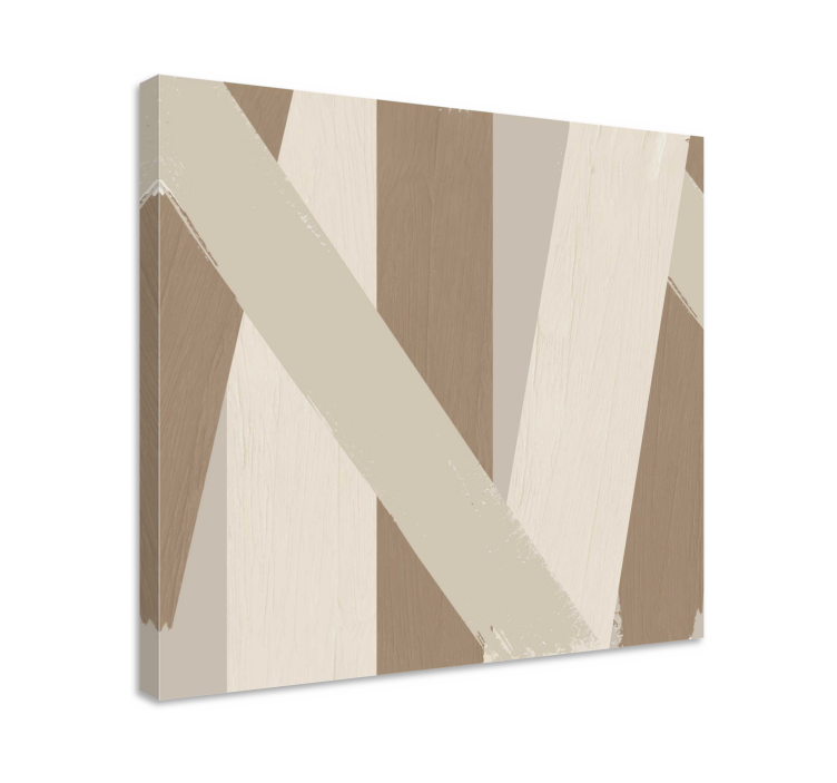Sandfärgade canvastavlor - Tenstickers