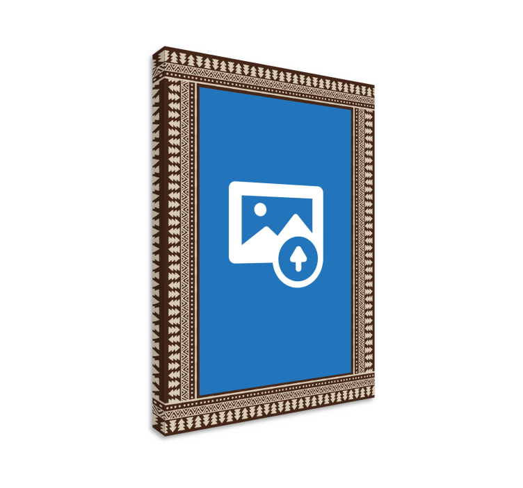 Anpassad foto bohemisk ram personlig canvas - Tenstickers