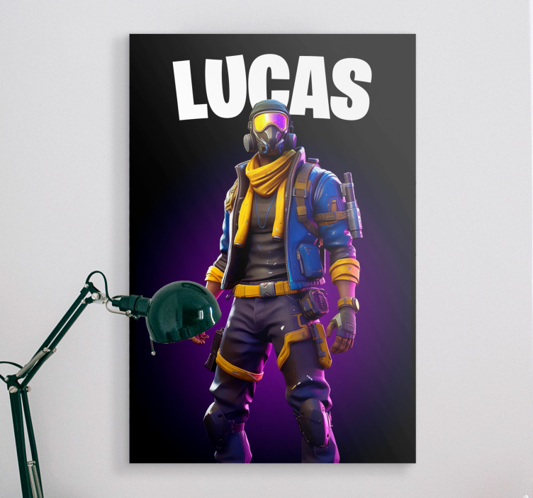 Krigare i skuggor videospel canvas tavla - Tenstickers