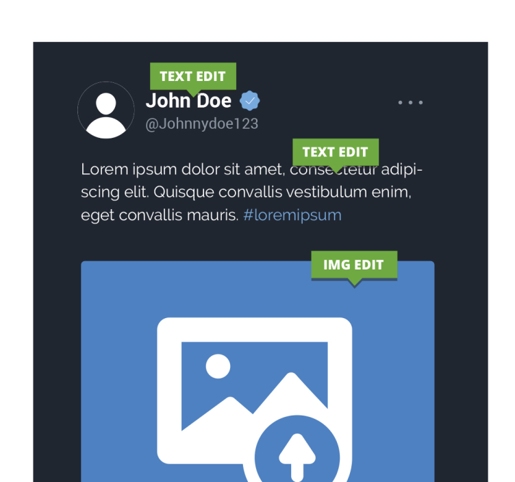 x twitterskärm Personlig kanvas - Tenstickers