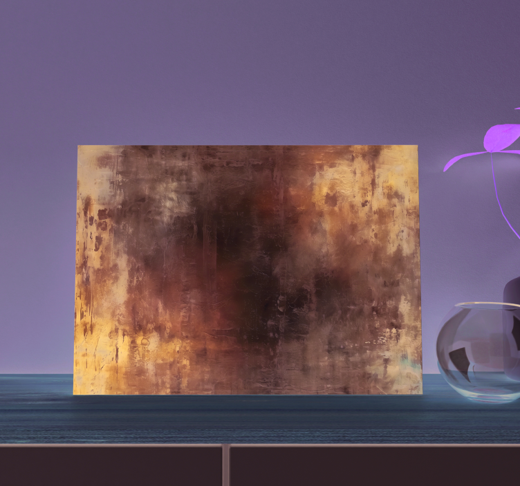 Abstrakt paing Kanvas vardagsrum - Tenstickers