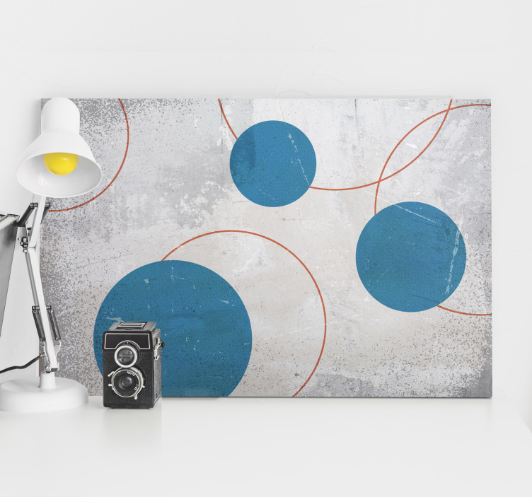 Brutalism design canvaskonsttryck - Tenstickers