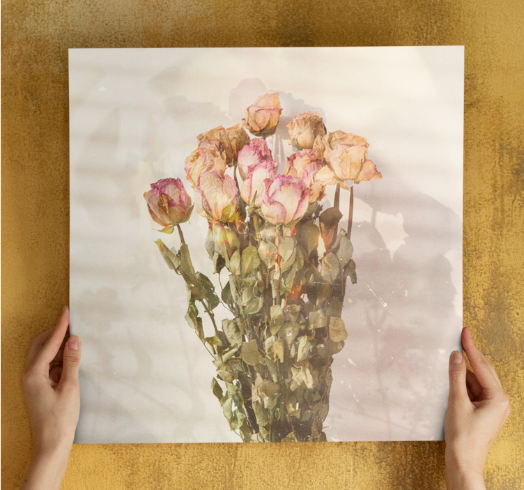 Cottagecore vilda blommor landskapcanvas tavla - Tenstickers