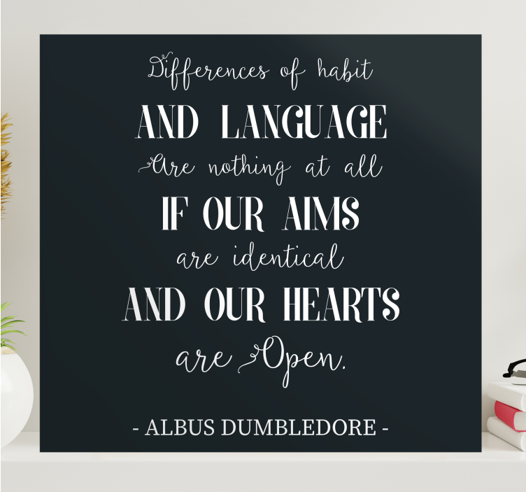 Dumbledore love quote citatduk - Tenstickers