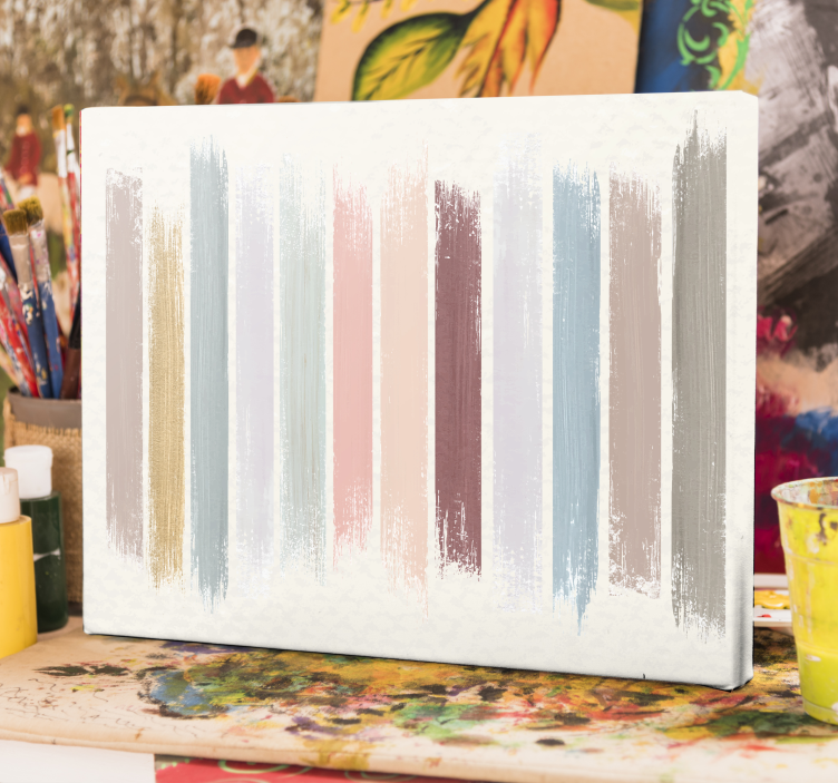 Färgstark målningcanvas tavla konsttryck - Tenstickers