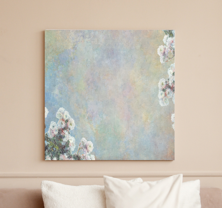 Kanvas blommor och växter delikat blommig inspiration - Tenstickers