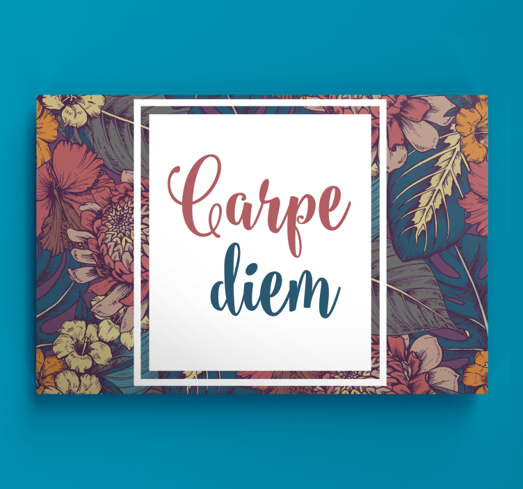 Kanvas citat carpe diem motiv - Tenstickers