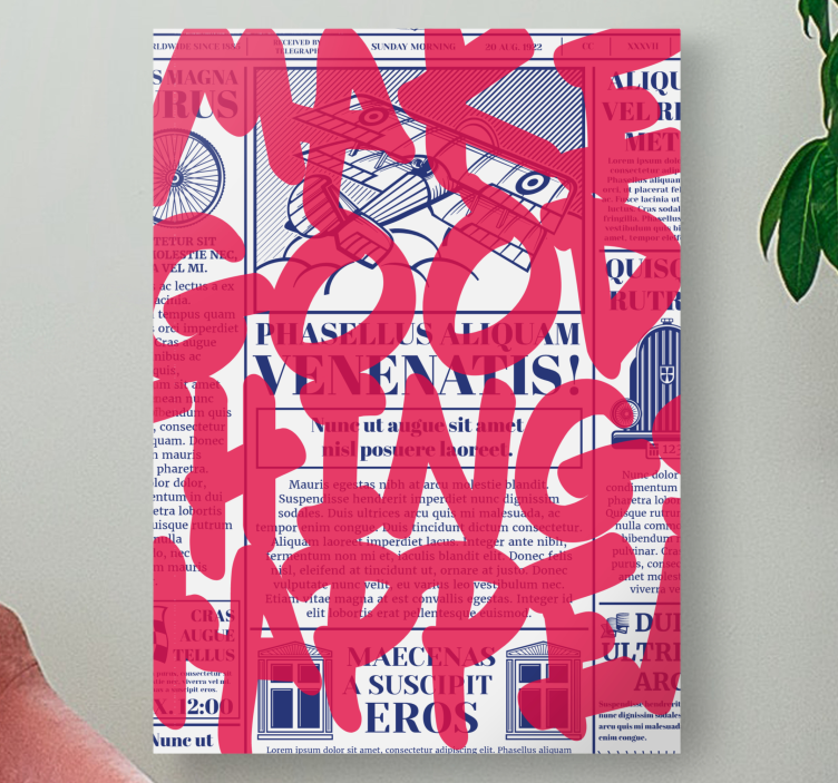 Kanvas citat gör bra saker - Tenstickers