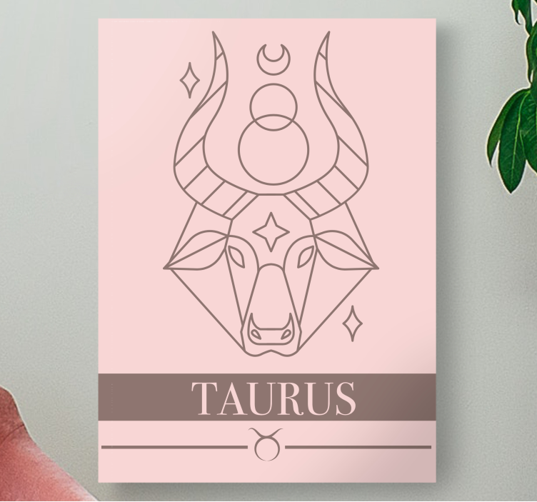 Kanvas superhjältar taurus symbolrepresentation - Tenstickers