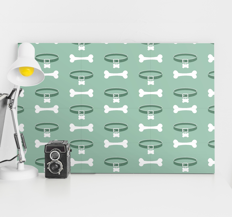 Kavas hundar ben och halsband mönster - Tenstickers
