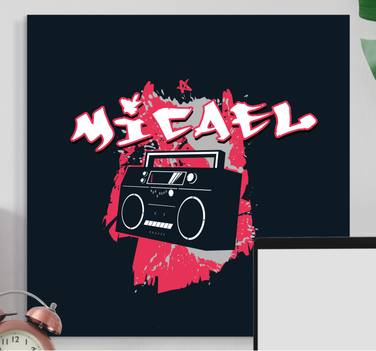 Modern kanvas urban ljudkänsla - Tenstickers