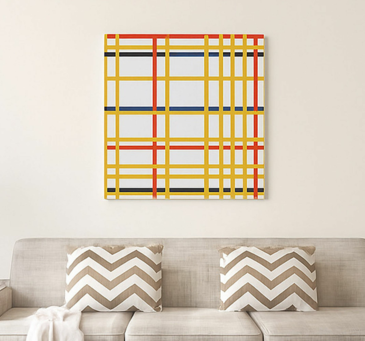 New york city i Kanvas sport - Tenstickers