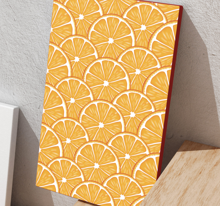 Apelsinmönster fruktduk - Tenstickers