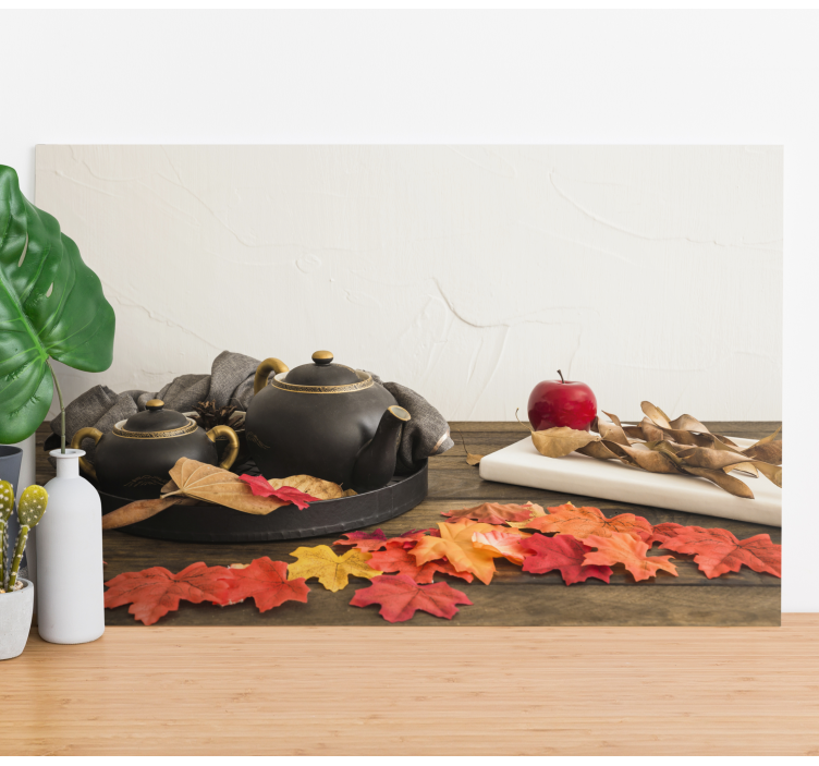 Porslin och äpples fruktduk - Tenstickers