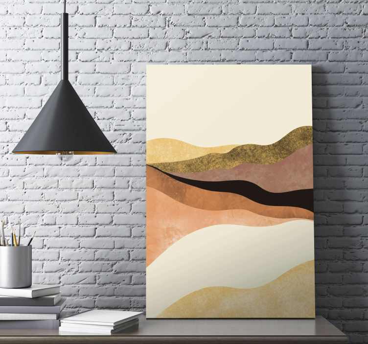 Vintage målning kontor väggtryck - Tenstickers