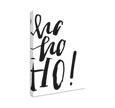 Ho ho! Jul väggcanvas tavla - Tenstickers