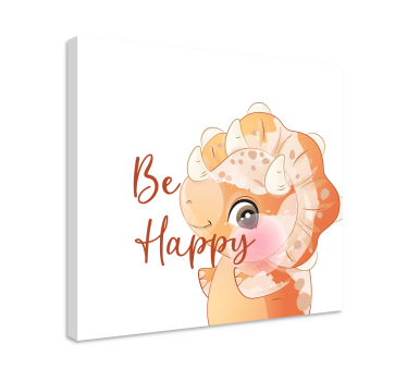 Dinosaurie vara glad nordiskcanvas tavla konst - Tenstickers