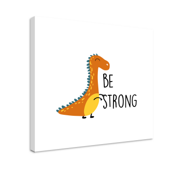 Dinosaurie vara stark nordiskcanvas tavla konst - Tenstickers