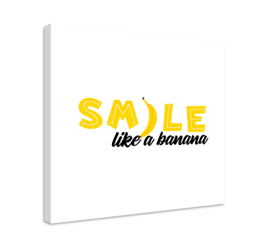 Roligt citat med banan canvas tavla citat canvas tavla - Tenstickers