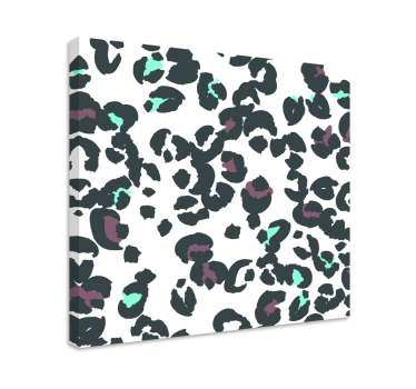 Snöleopards konstnärliga mönster djurduk - Tenstickers
