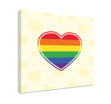 Kanvas citat hjärtsymbol enhet - Tenstickers