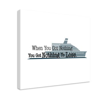 Titanic film motiverande canvas tavla citat canvas tavla - Tenstickers