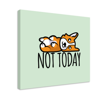 Söta hund motiverande citat hundcanvas tavla bilder - Tenstickers