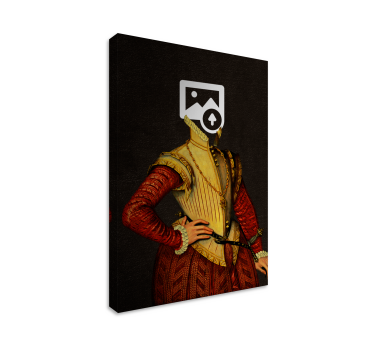 Aristokrat hund porträtt canvas bilder - Tenstickers