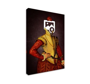 Aristokratkatter katt inramadcanvas tavla - Tenstickers