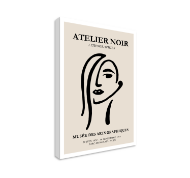 Atelier noir canvaskonst - Tenstickers