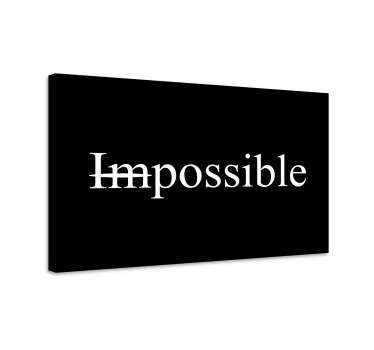 Kärlek är det omöjliga ordetLove is the impossible word Motiveran - Tenstickers