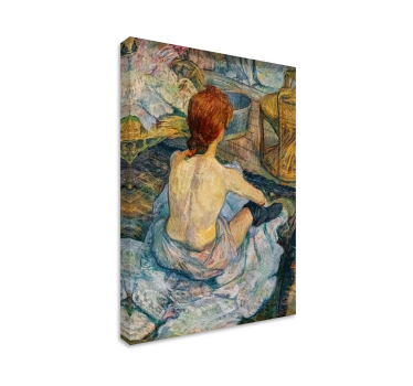 La Toilette av Toulouse-Lautrec kanvastavle - Tenstickers