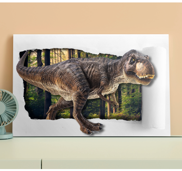 3d dinosaurie canvas tavla - Tenstickers
