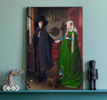 Arnolfini-porträttet målning - Tenstickers