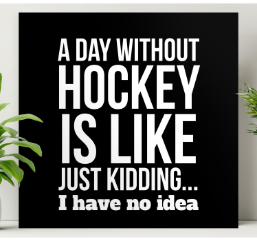 En dag utan hockeybarnduk - Tenstickers