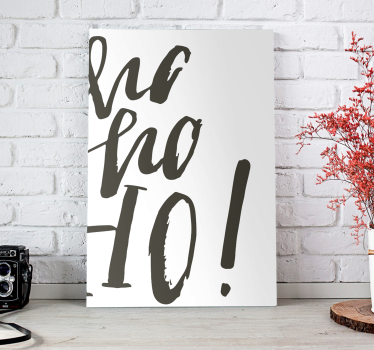 Ho ho! Jul väggcanvas tavla - Tenstickers