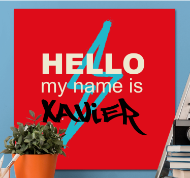 Kanvas abc och bokstäver namnintroduktion konst - Tenstickers