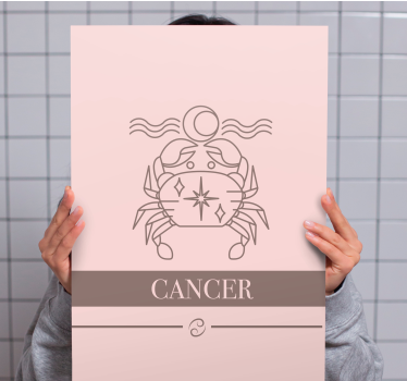 Kanvas citat astrologisk kräfttecken - Tenstickers