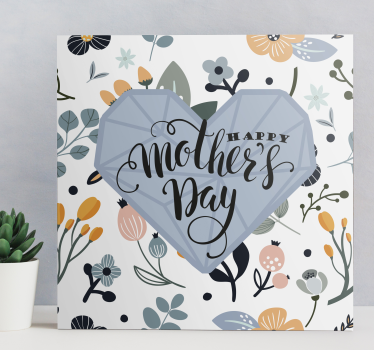 Kanvas citat glad mors dag - Tenstickers