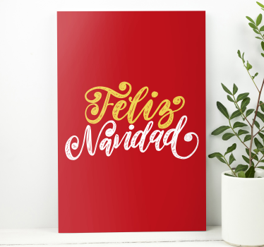 Kanvas citat god jul hälsning - Tenstickers