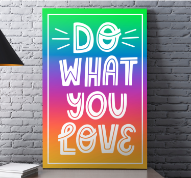 Kanvas citat gör vad du vill - Tenstickers