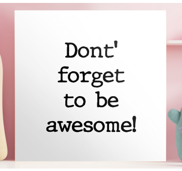 Kanvas citat inspirerande fras - Tenstickers