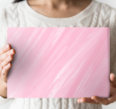 Kawaii stil rosa målarduk konst - Tenstickers