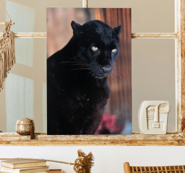 Leopard stalking 3d canvas bilder - Tenstickers