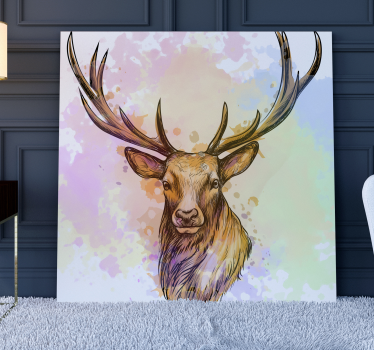 Måla stänk stagcanvas tavla tryck - Tenstickers