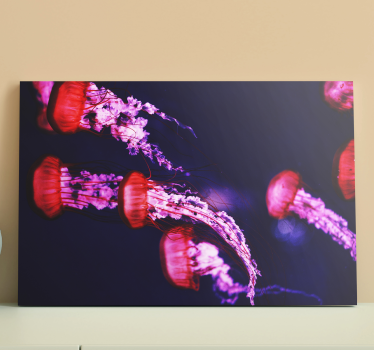 Maneter design djurcanvas tavla - Tenstickers