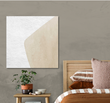 Minimalistisk målning på canvas - Tenstickers