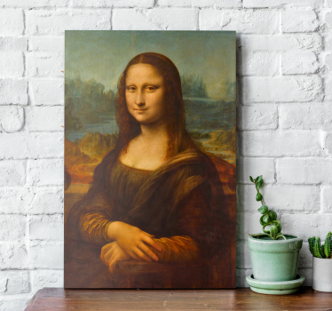 Mona Lisa av Da Vinci på kanvastavle - Tenstickers